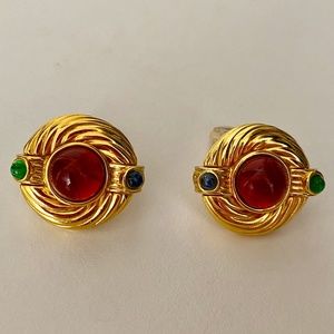 Vintage Costume Clip-On Earrings